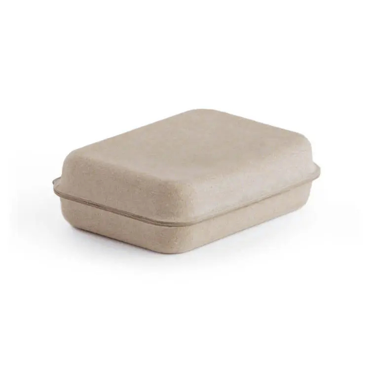 Cosmetic Eco Friendly Corrugated Molded Cardboard Recycled Paper Clamshell Packaging