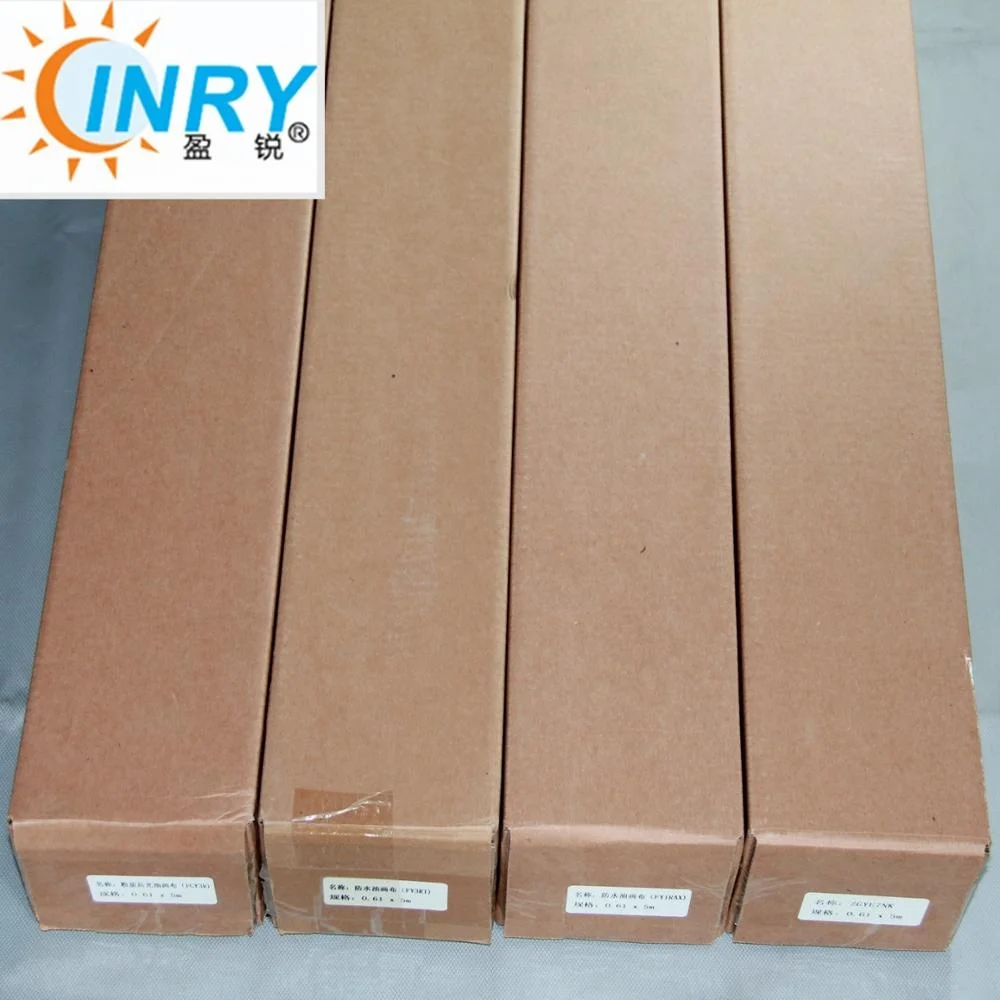 Water Resistant Eco-solvent Polyester Fabric Removable Reusable Repositionable Self Adhesive Inkjet Printing Wallpaper