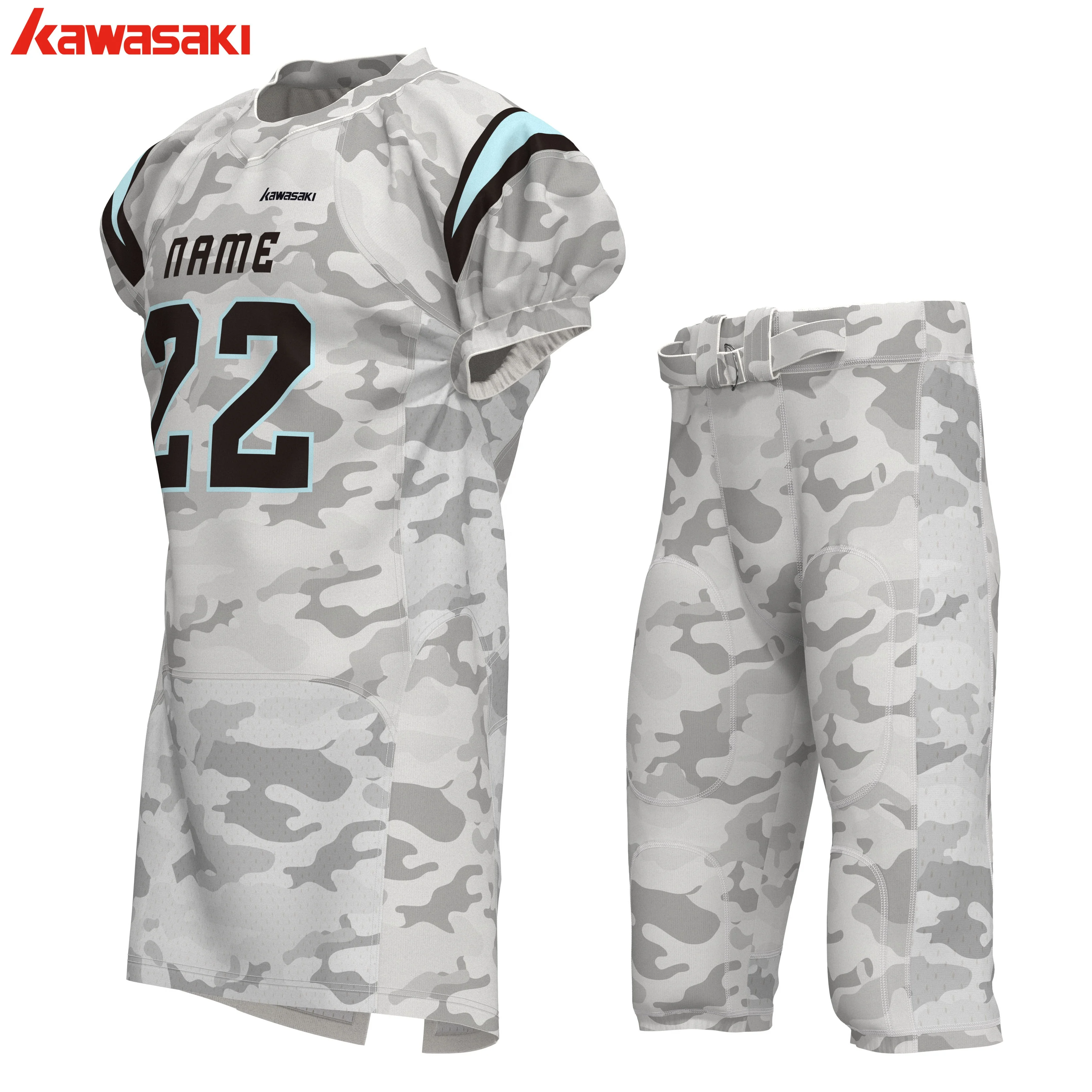 Source Tackle twill camo design american football uniforms, custom pro new  design american football jersey on m.