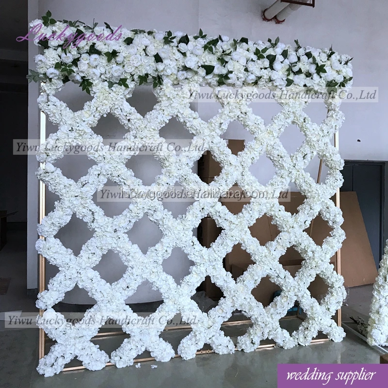 Lfb752 Large Muslim Wedding Banquet Background Stage Decoration Cream White  Custom Handmade Flower Backdrop - Buy Handmade Flower Backdrop,Stage Flower  Backdrop,Portable Stage Backdrops Wall Product on 