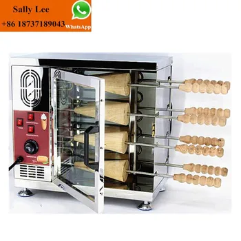 Commercial 110v 220v Electric Chimney Cake Oven Kurtos Kalacs Maker Machine  - Bread Makers - AliExpress