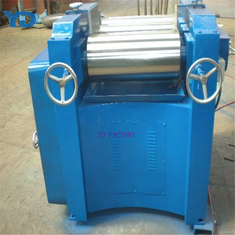 Высококачественная шлифовальная машина для резины лабораторные Три рулонные мельницы лабораторная Тройная рулонная мельница