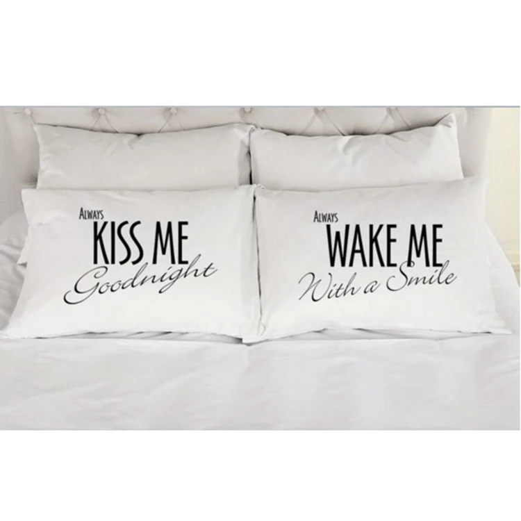 custom printed pillowcase