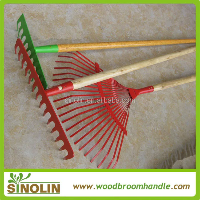 Rastrillo de Goma y Madera de 45cm | Comprar online en C.Turró