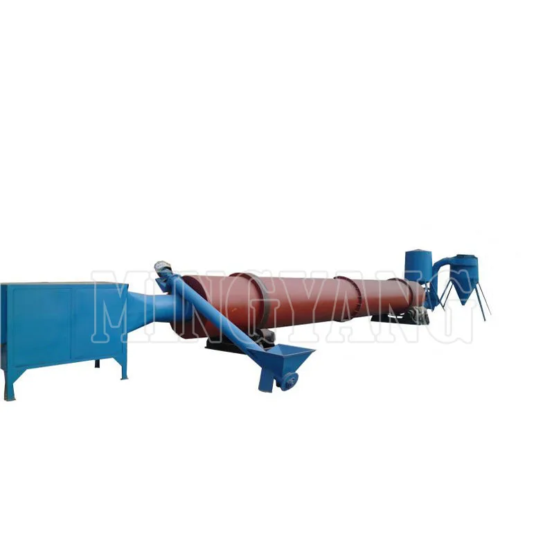 Высокоэффективный вращающийся барабан для сушки древесных опилок с потоком горячего воздуха на продажу