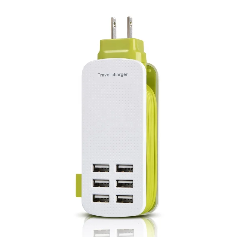 OEM 5,1 V 6A портативное зарядное устройство адаптер питания с несколькими 6 USB-портами для мобильного телефона
