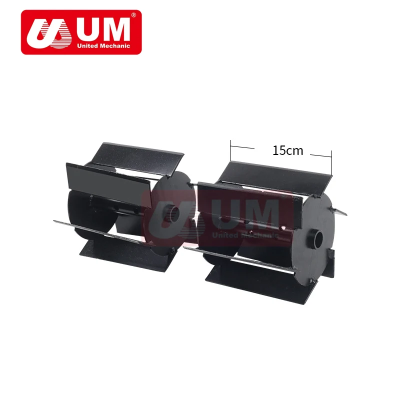 Gasoline Powered Weeding Scarifying Wheel Weeder Tiller Head
