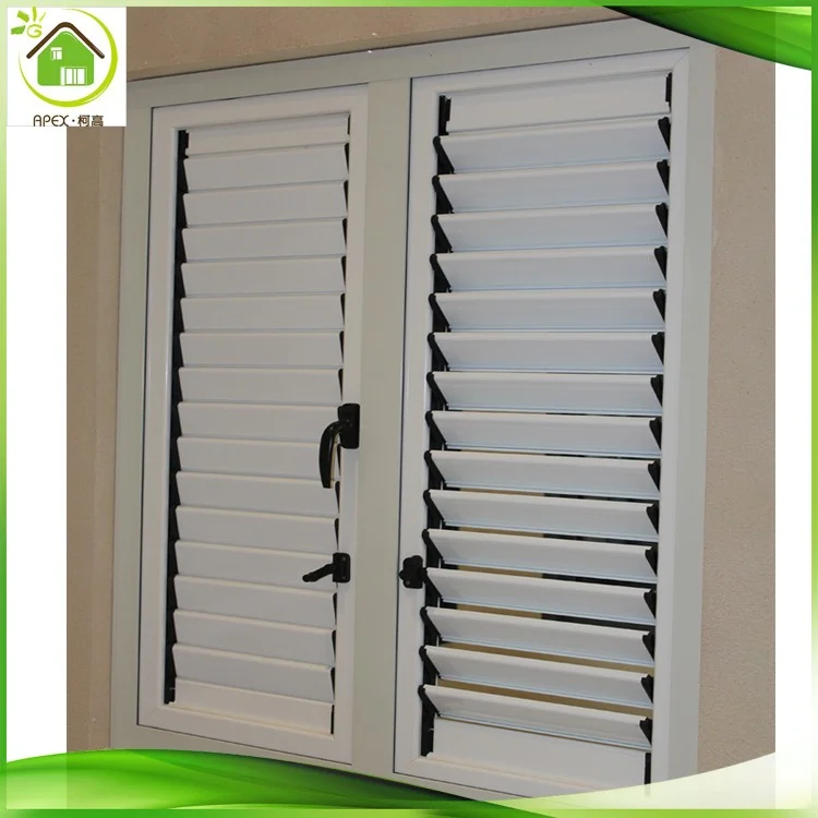 Removable Louver Wood Aluminum Cladding Louvered Window Buy Wood