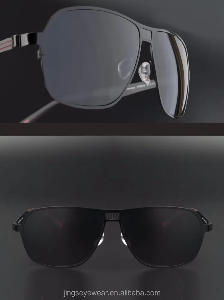 China Custom 2024 Titanium Sunglass Men Polarized Sunglasses