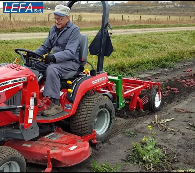 Tractor Attachment Manufacturer Customized Single Row 3 Point Mini Combine Potato Harvester  for Sale