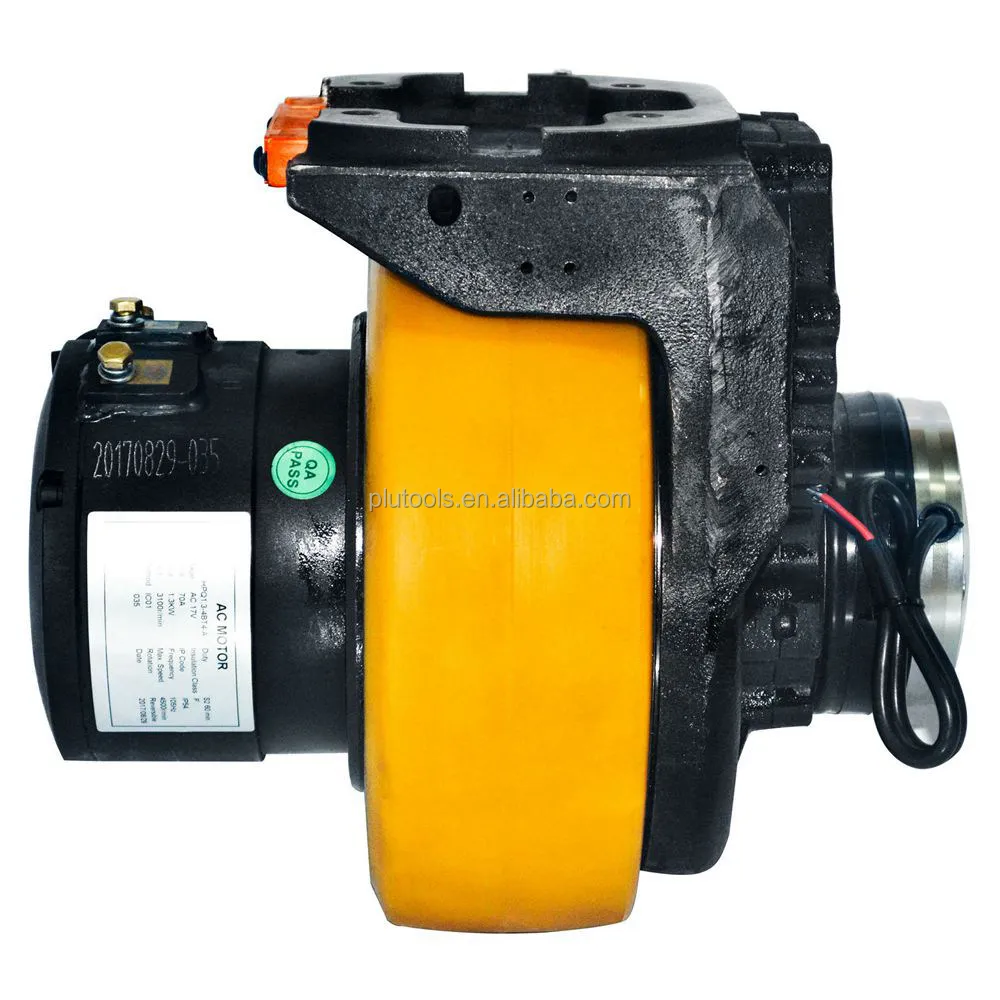 Plutools CE Certificate AC24V 1500W Horizontal Drive Wheel 1100kg Load Capacity