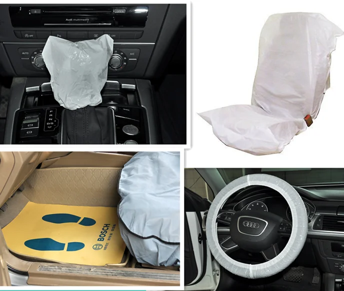 
 5 в 1, одноразовые средства для ухода за автомобилем  