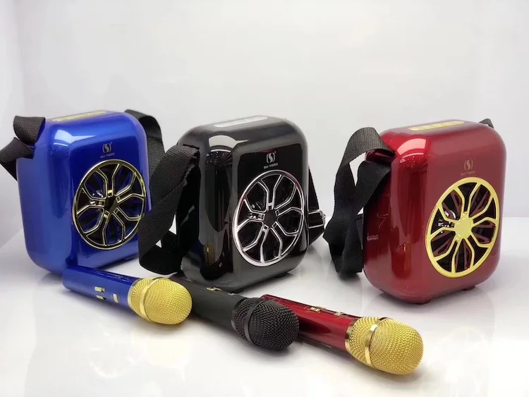 
 Открытый беспроводной портативный диктор караоке YS-A20 с поддержкой микрофона/BT/USB/TF-карта/Aux/FM  