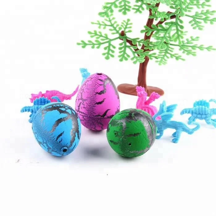 2018 new Big Size Colorful Dinosaur Eggs Hatching Growing Dinosaur Baubles Add Water Grow Funny Toys Children Kid Gift Magic Egg