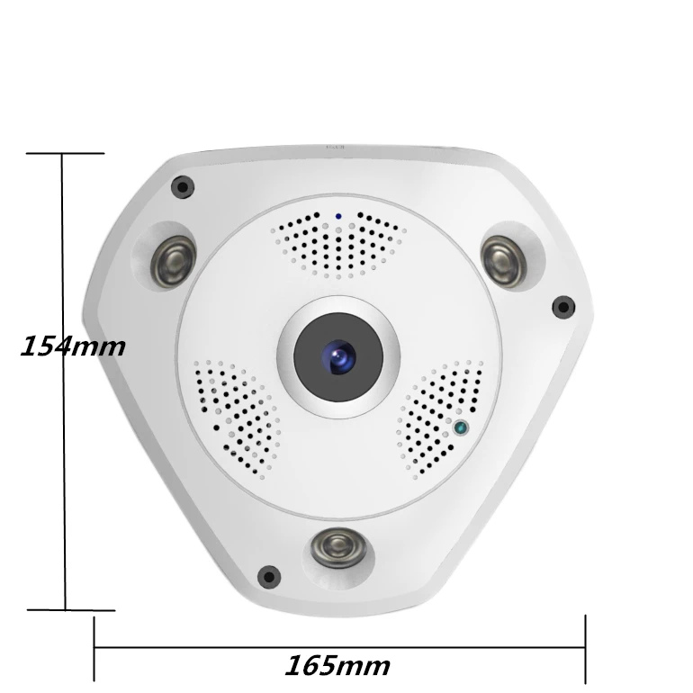 3D 360 Panoramic Wireless IP Camera 960P Smart  Home Security Surveillance  CCTV VR Camera