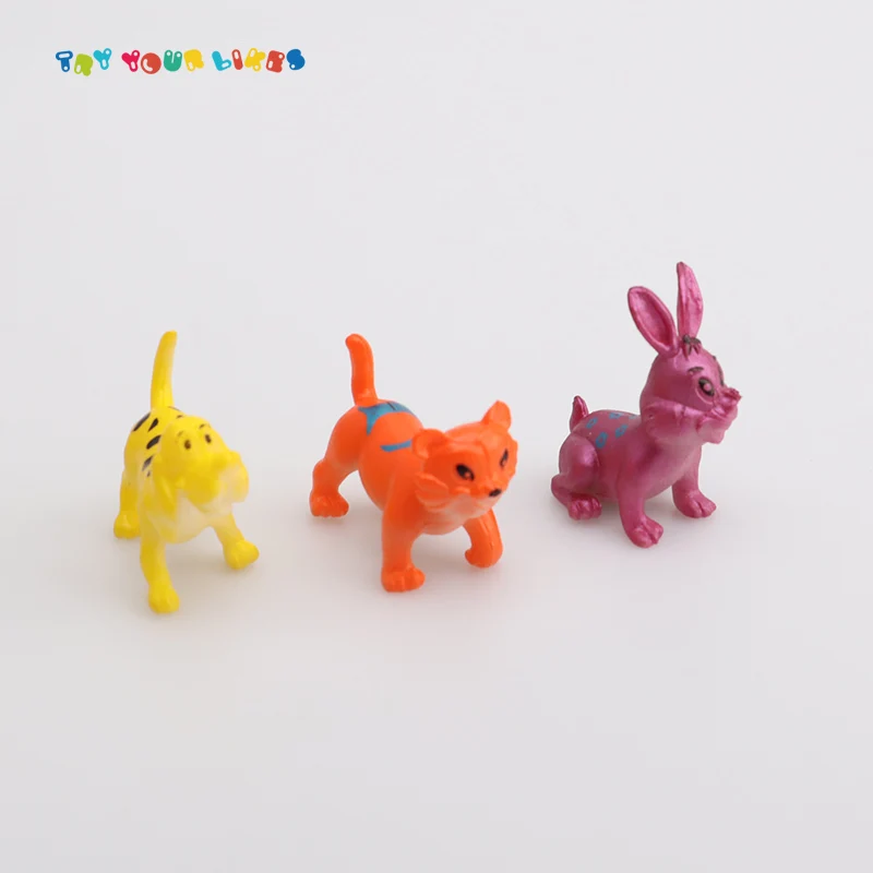 Small Plastic Toy Assorted Vinyl Wild Animal Play Set 10pcs Buy