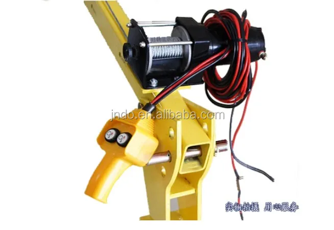 12V DC Small Factory Price DC12v Hoist Winch Truck Crane Vehicular Crane Save Manpower Increase Efficiency with New Style