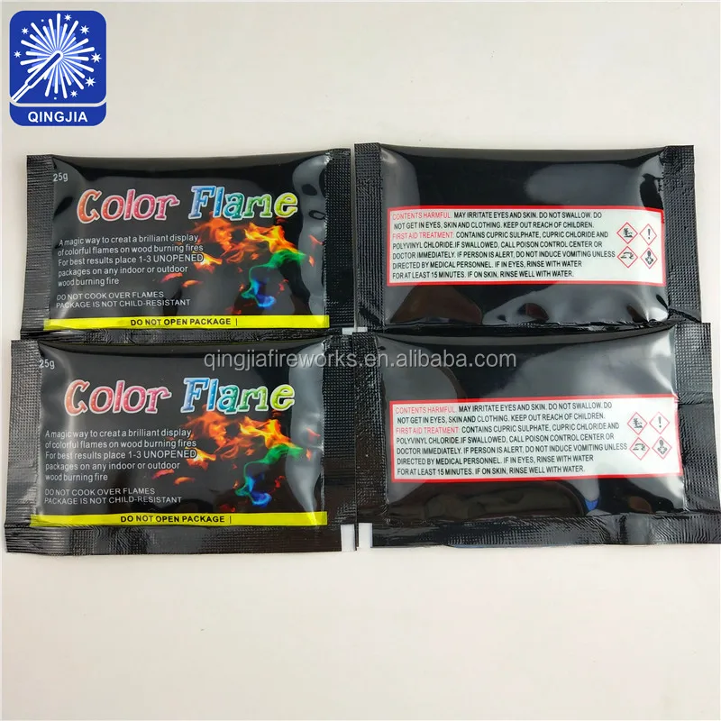 Magic Flame Colorant Long Lasting Campfire Colorant Flame Wood Burning Mystical Color Fire