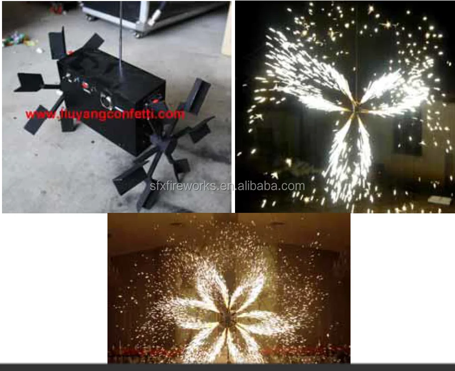 Factory Price Remote Control Double Electric Windmill AA Battery for Fireworks Party Decoration