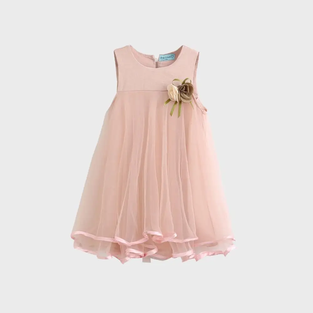 2017 New Model 2-7 Year Old Baby Girl Party Dress Children Frocks Designs