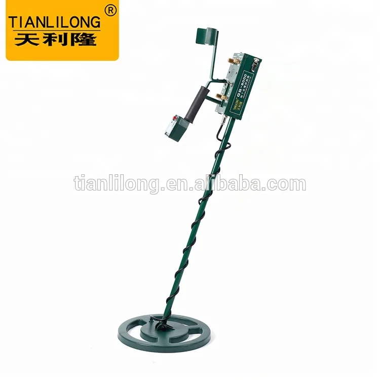 GS6000 Waterproof Long Range Searching Underground Metal Detector Gold With Ground Balance Mode for Treasure Hunting
