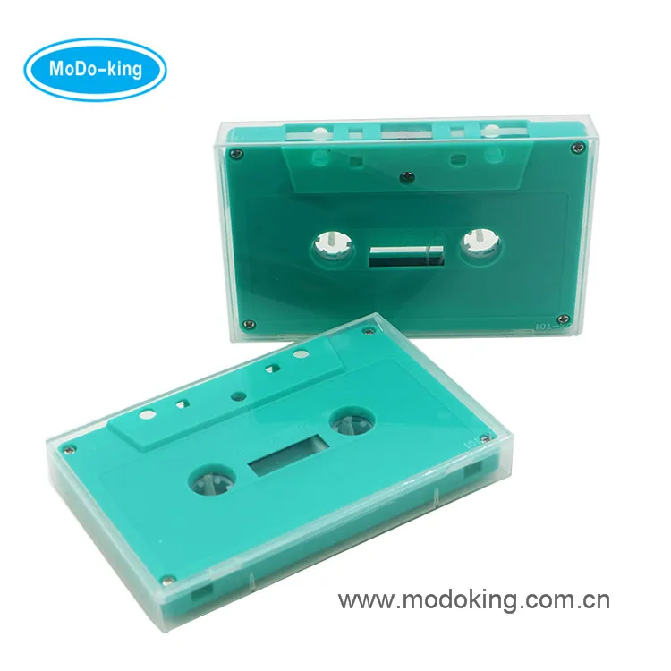 Customized Audio Transparent Colorful Music Teaching Cassette Tape Plastic case Box Factory Wholesale