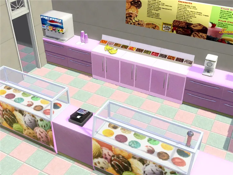 
 Коммерческий торговый центр, киоск для закусок, барный модный дизайн на заказ для магазина йогурта, мороженого  