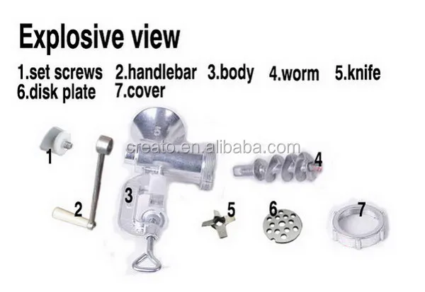 Portable /Table Type Electric Meat Grinder MG08-1 - Image 5