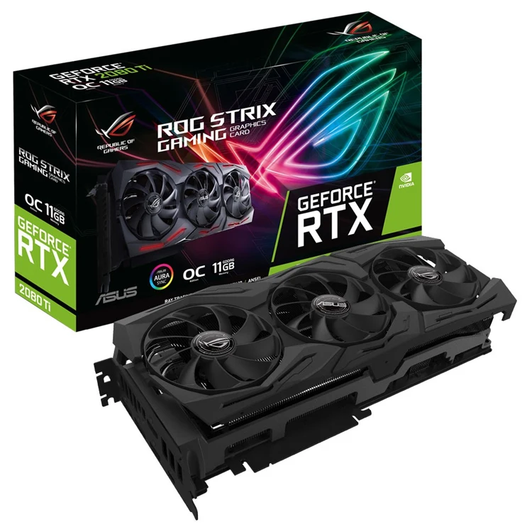 ASUS ROG-STRIX-RTX2080TI-O11G-GAMING Used GPU with 11GB GDDR6