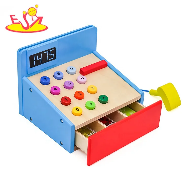 wooden toy register