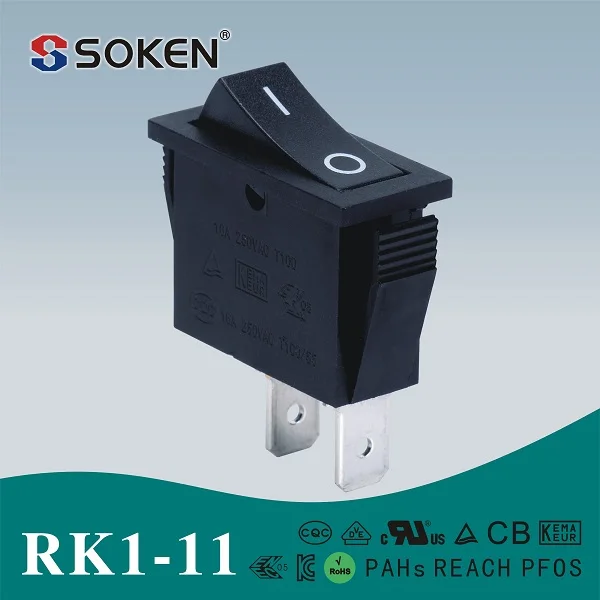 Rk1-11 电壁炉摇杆开关/cqc 电源开关 250vac 16a T100/55 R19a - Buy 电动壁炉开关，cqc 摇臂开关