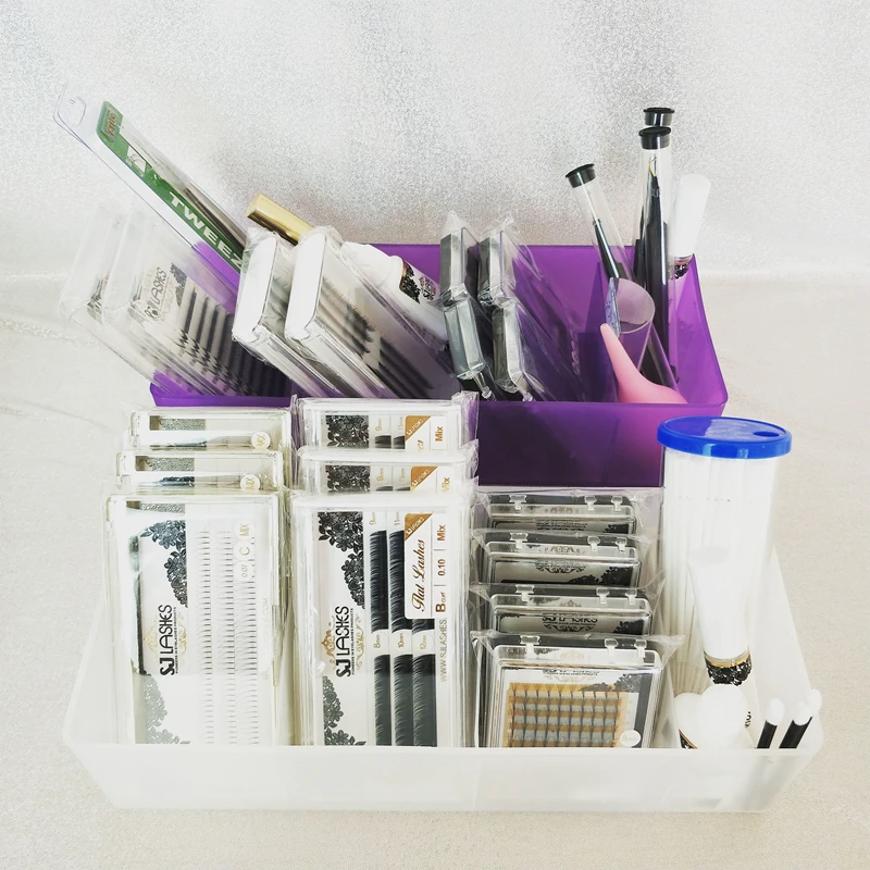 Набор для обучения наращиванию ресниц с упаковочной коробкой под заказ