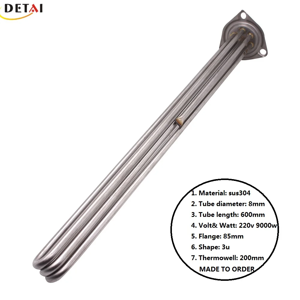 Dt 220v 9000w High Temperature Heating Element Water Heater 220v