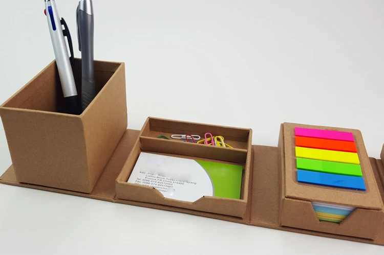 Оптовая продажа с фабрики складной блокнот для записей на заказ настольным держателем