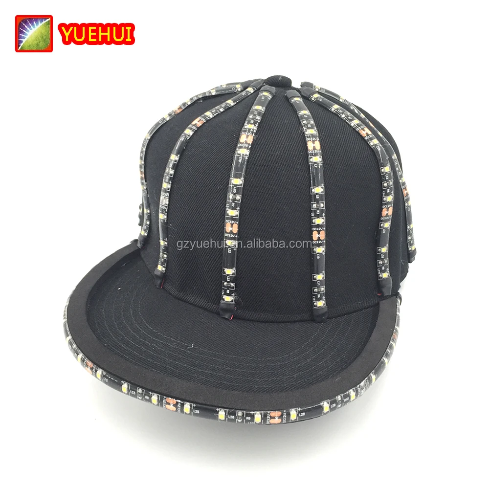 
Поставка из Китая, 12V Высокая яркость Led неоновый шляпа партия Mardi Gras, для вечеринки, украшения шляпа ночных вечеринок танцевальные крышка со светодиодом 