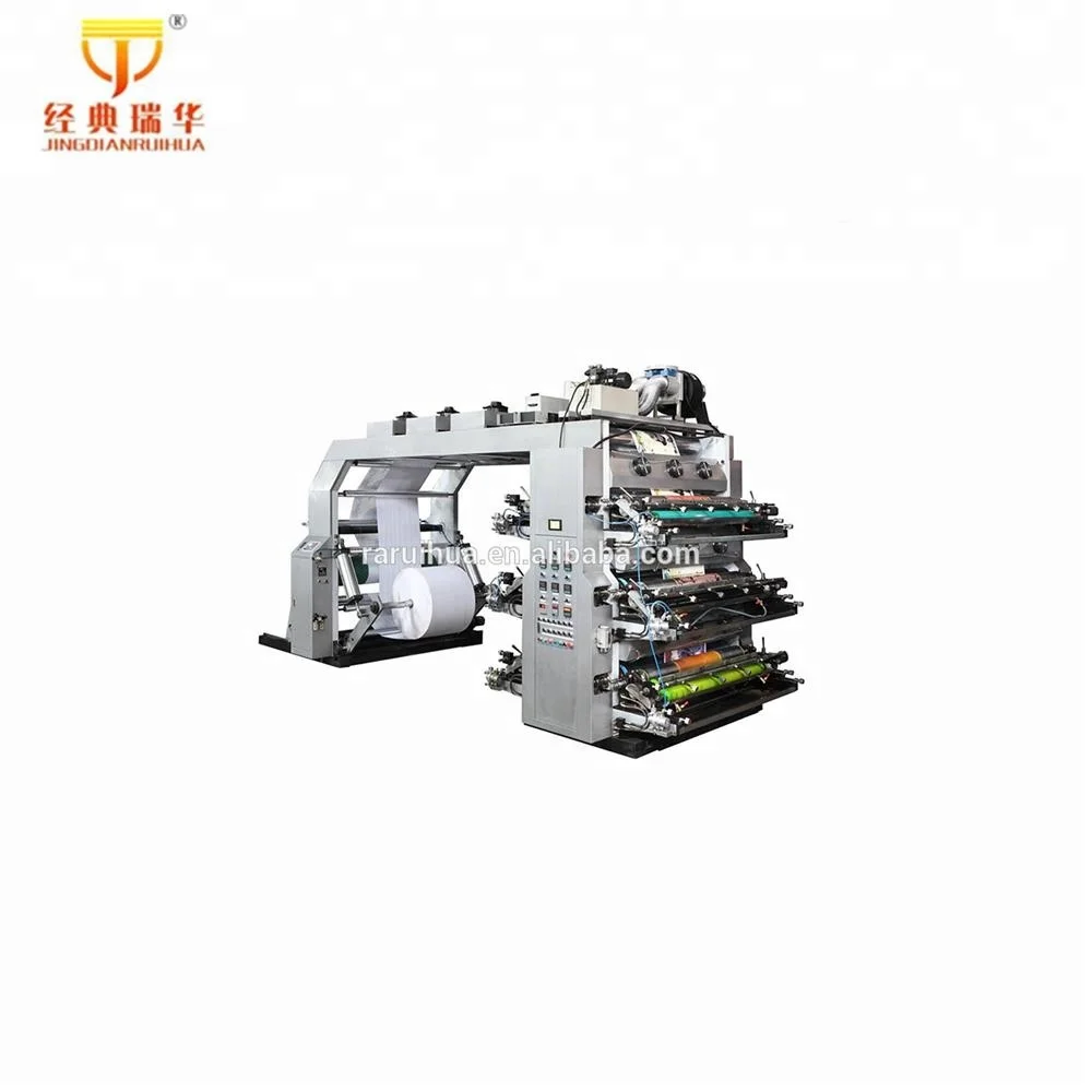 GYT New Condition 6-Color Automatic Flex Printing Machine Letterpress Plate Type for PP Woven Sack & Paper Label