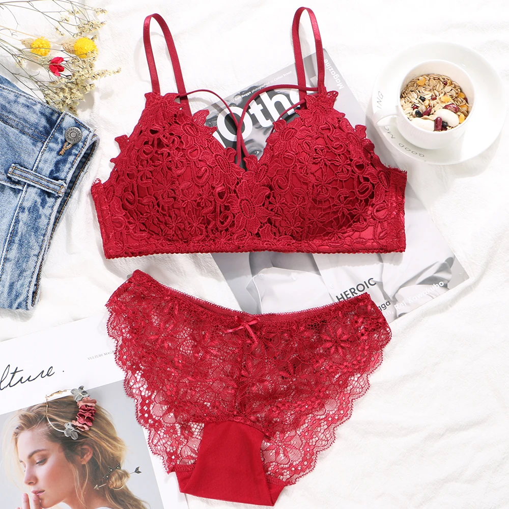 Buy Sexy Bra Penty New Design Ladies Lace Bra And Brief Set For Women  Underwear With Bonding Panties from Shantou Chaonan District Chendian  Daimiqi Underwear Factory, China