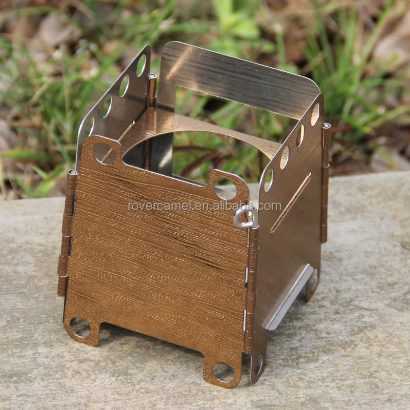 Горелка из нержавеющей стали для кемпинга, бронзовая горелка, портативная мини-горелка для кемпинга, только 165 г