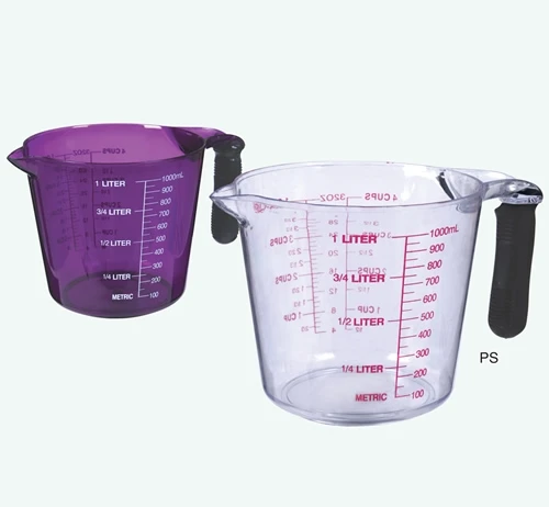 Scale measuring jug 800ml - 0ml. with measuring scale. Beaker for