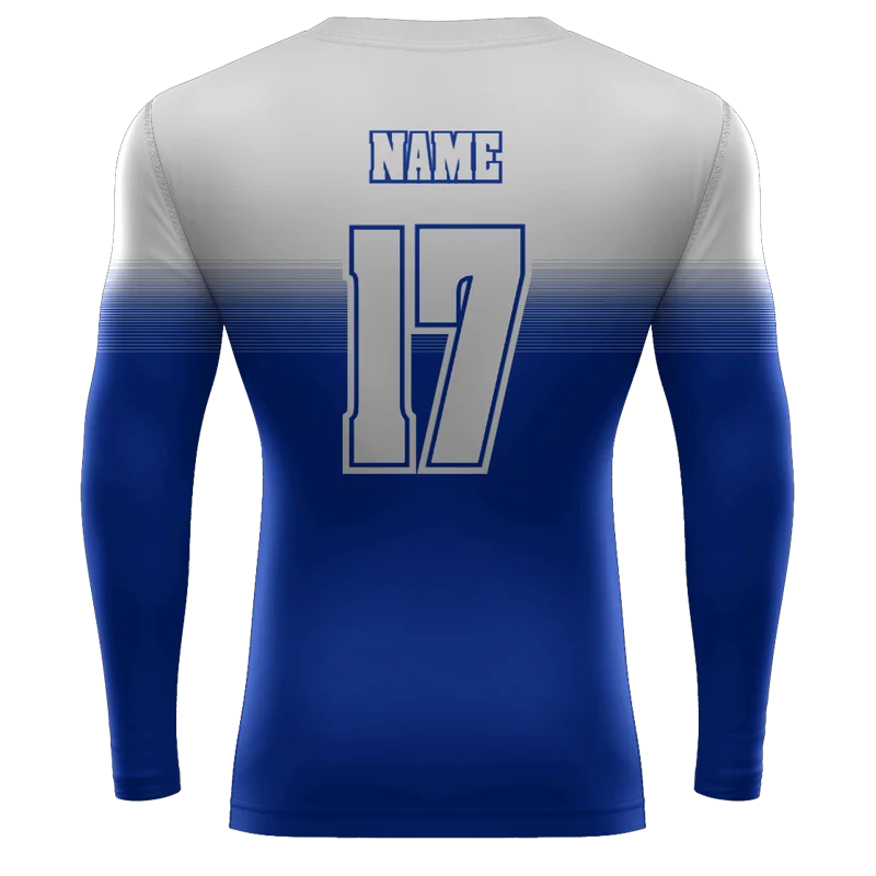 BETHERIVAL Custom Sublimated Men Long Sleeve Rash Guard
