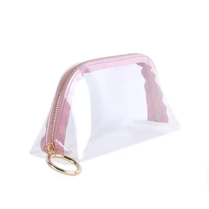 Fashionable Ins Style Small clear PVC Purse Lady Makeup Bag