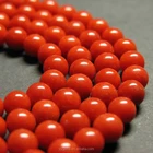 Red coral gems red stone natural nugget made in China