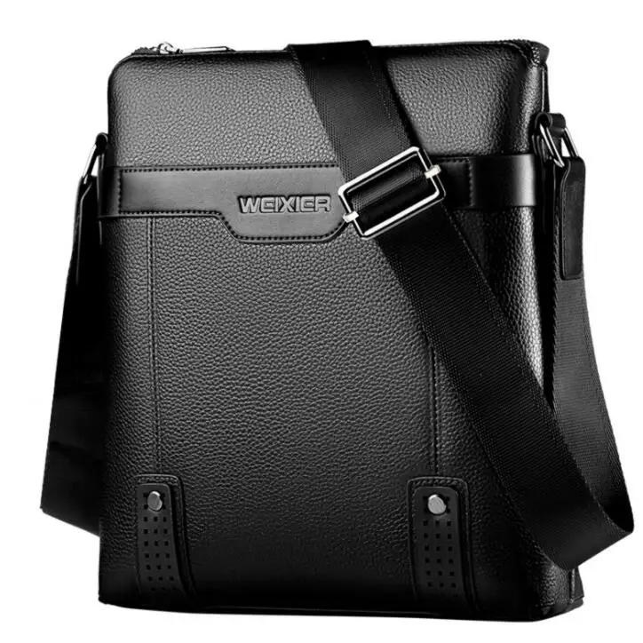 Brand Leisure Style Synthetic Leather Sling Messenger Bag Single Shoulder Bag Men