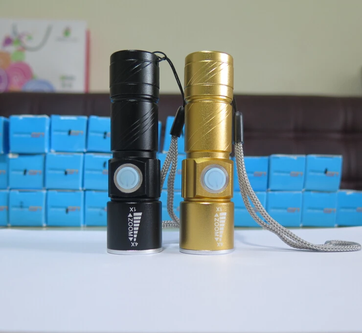 
Новый высокомощный мини перезаряжаемый USB фонарик микро светодиодный фонарик мини плоский светодиодный фонарик 