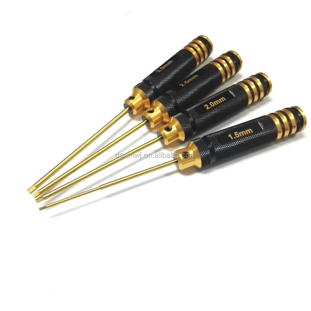 Newest Design Double Color Aluminum Handle Screwdriver for Rc Helicopter Rc Car