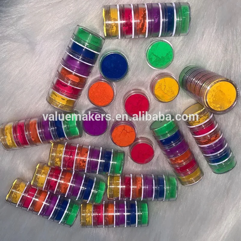 Новые блестящие неоновые яркие тени для век пигменты рассыпчатая