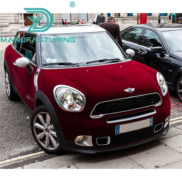 Черная Вельветовая виниловая наклейка Starwrap 1,52x15 м