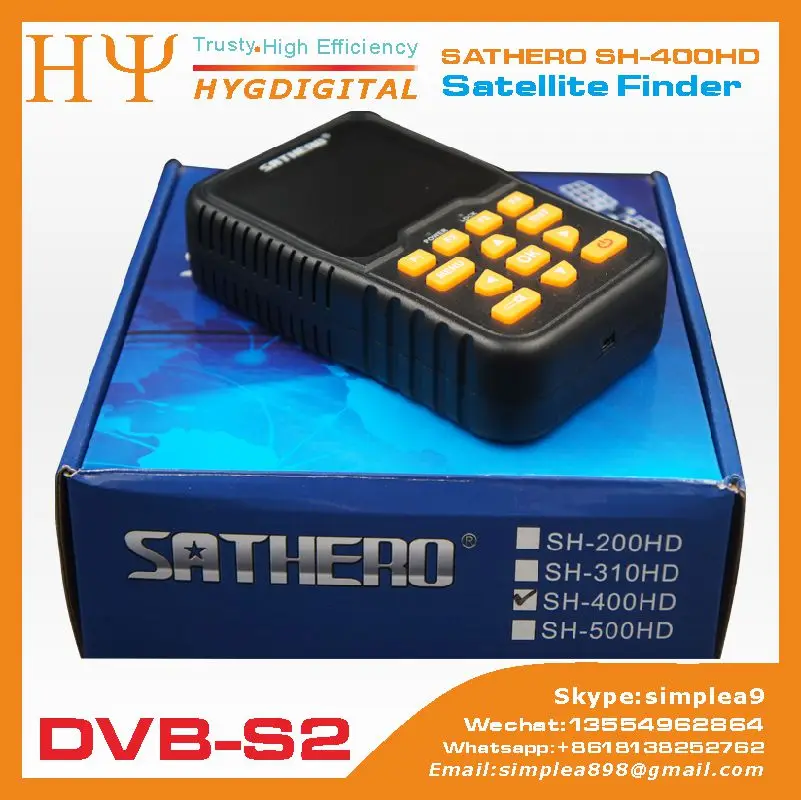 Sathero SH-400HD 3,5 inch ЖК-экран DVB-S2 сигнал Finder поддержка 8PSK 16apsk цифровой измеритель лучше satlink ws-6933 ws-6916