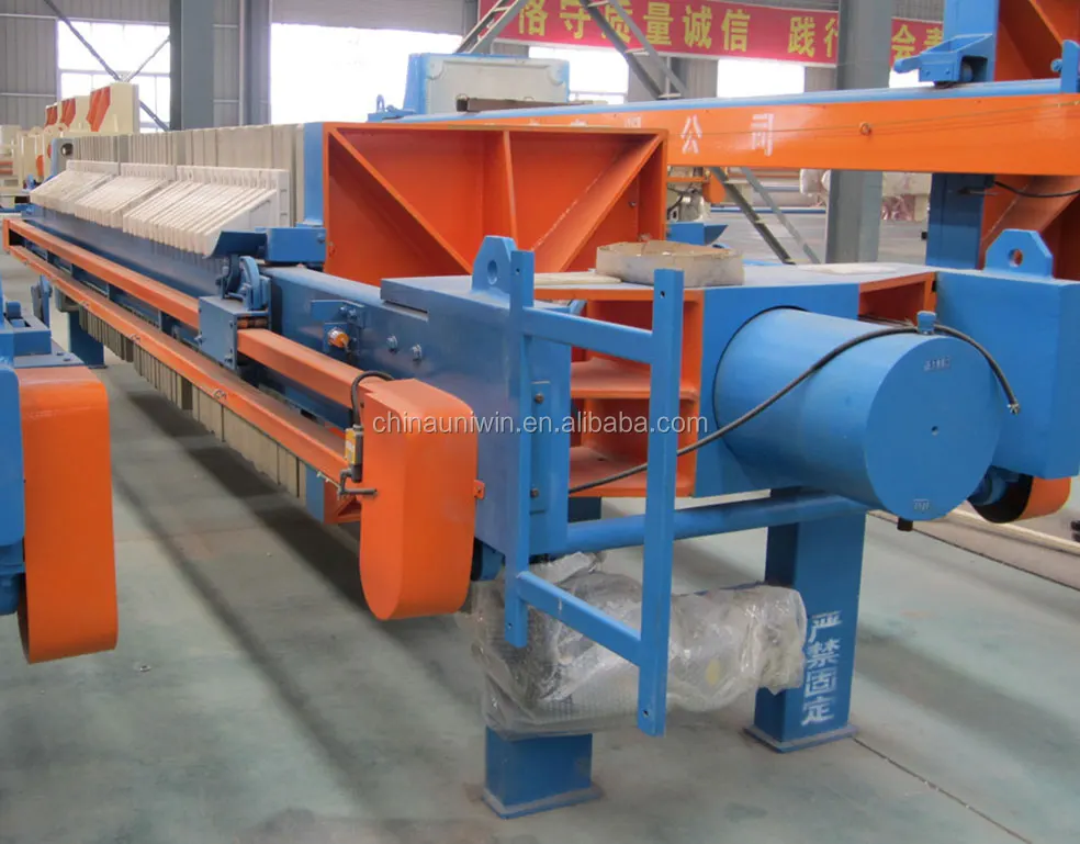 Automatic Filter Press for Concrete Slurry Water , Marble , Silica Sand Filtration