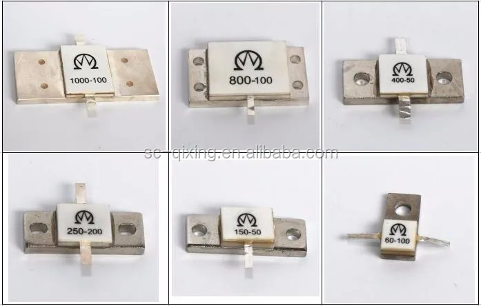 High Power 1000W Flange Resistor with ±300*10-6/℃ Temperature Coefficient and -55°C~+125°C Operating Temperature